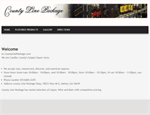 Tablet Screenshot of countylinepackage.com